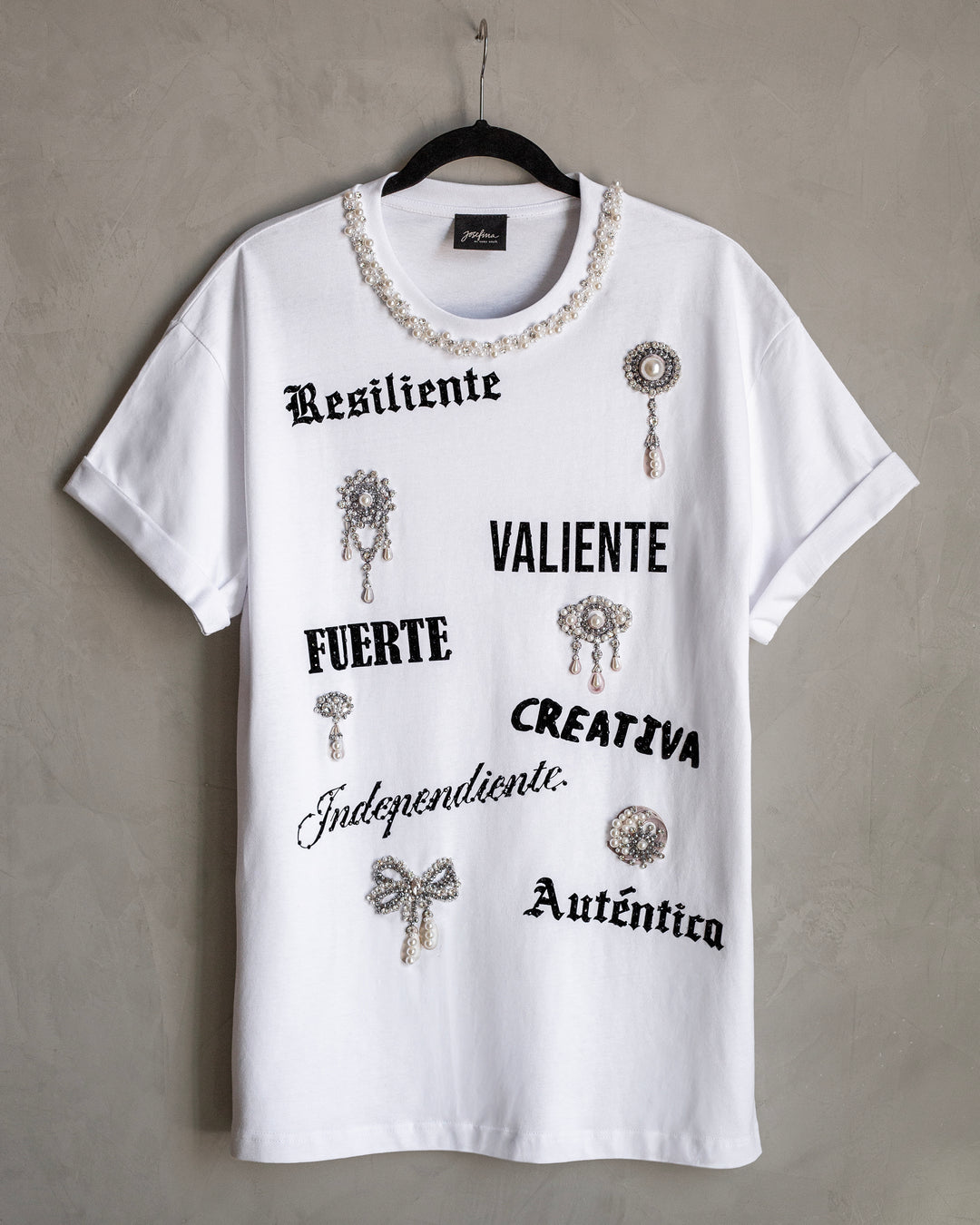 T shirt blanca Dones