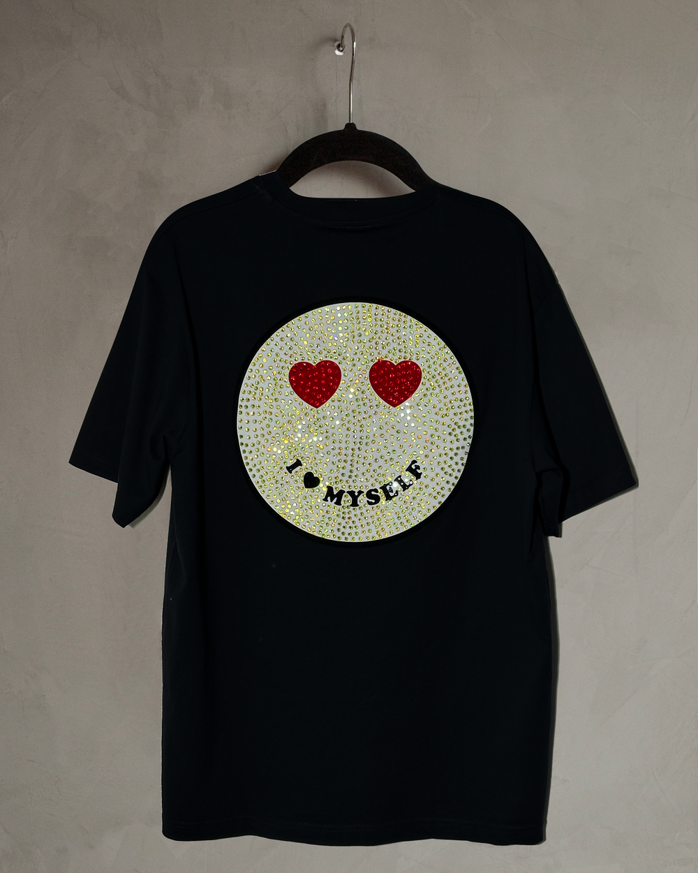 T shirt negra I love Myself