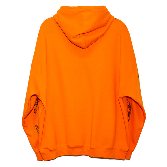 Hoodie naranja collar Amor y recuerdos