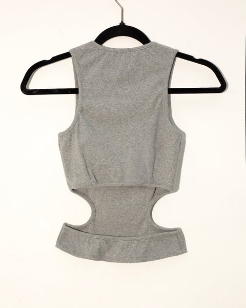 Tank top gris cut out
