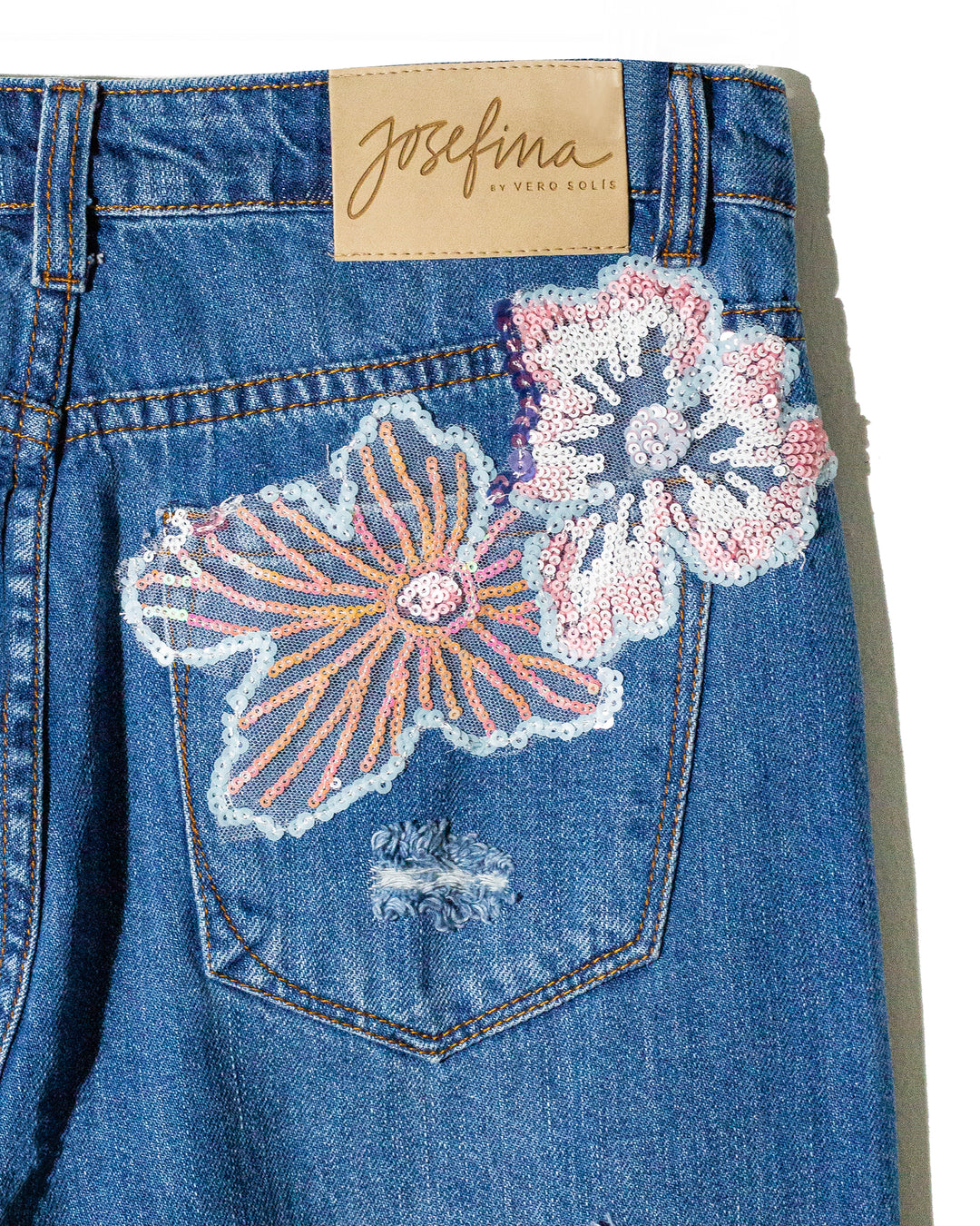 Bootcut jeans flores