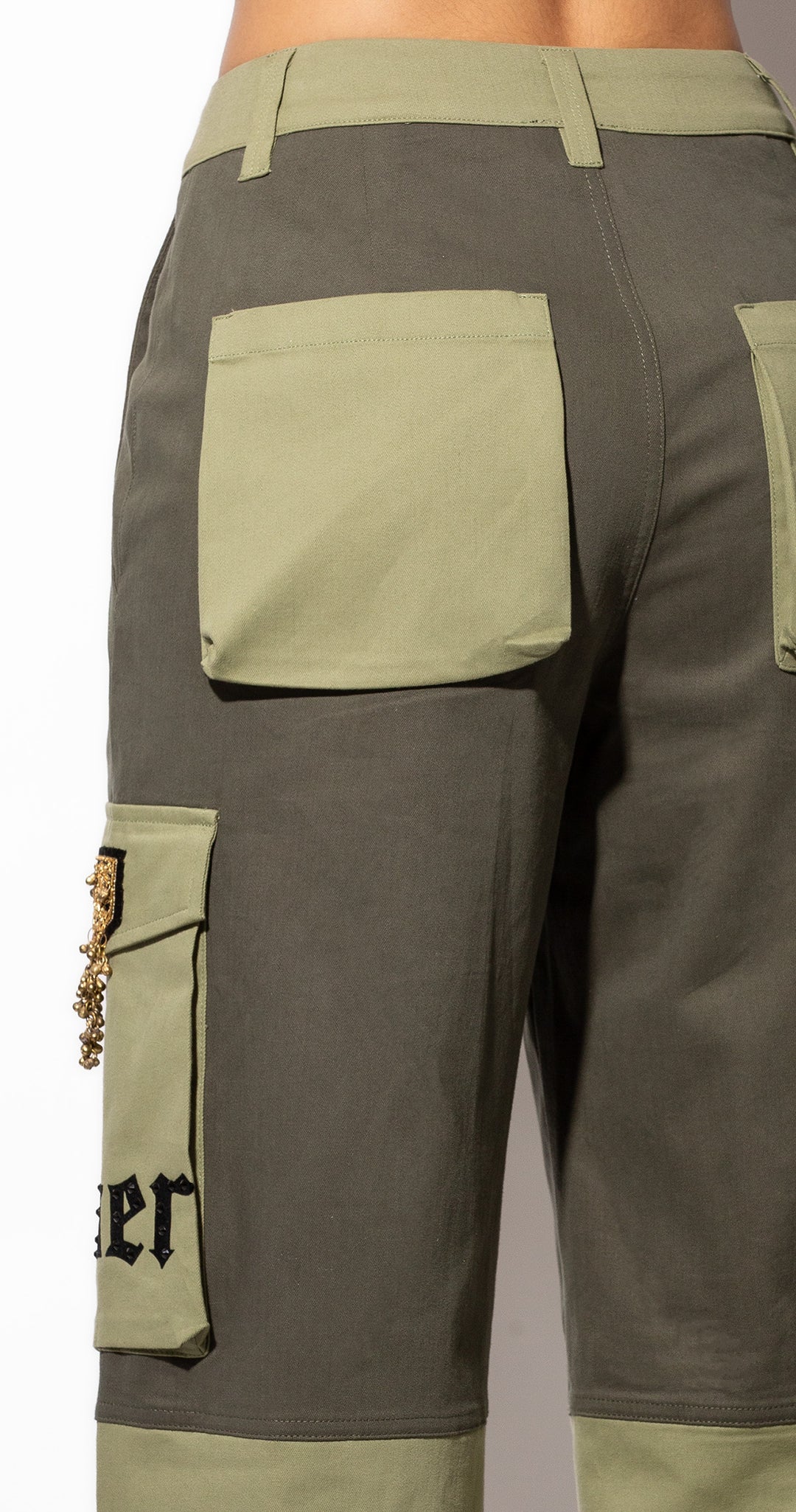 PANTALÓN CARGO VERDE MEXICAN