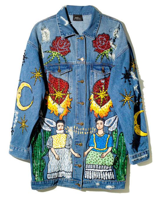 Oversized denim jacket Fridas