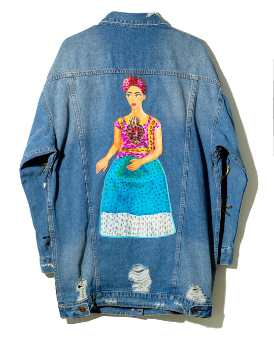 Oversized denim jacket Fridas