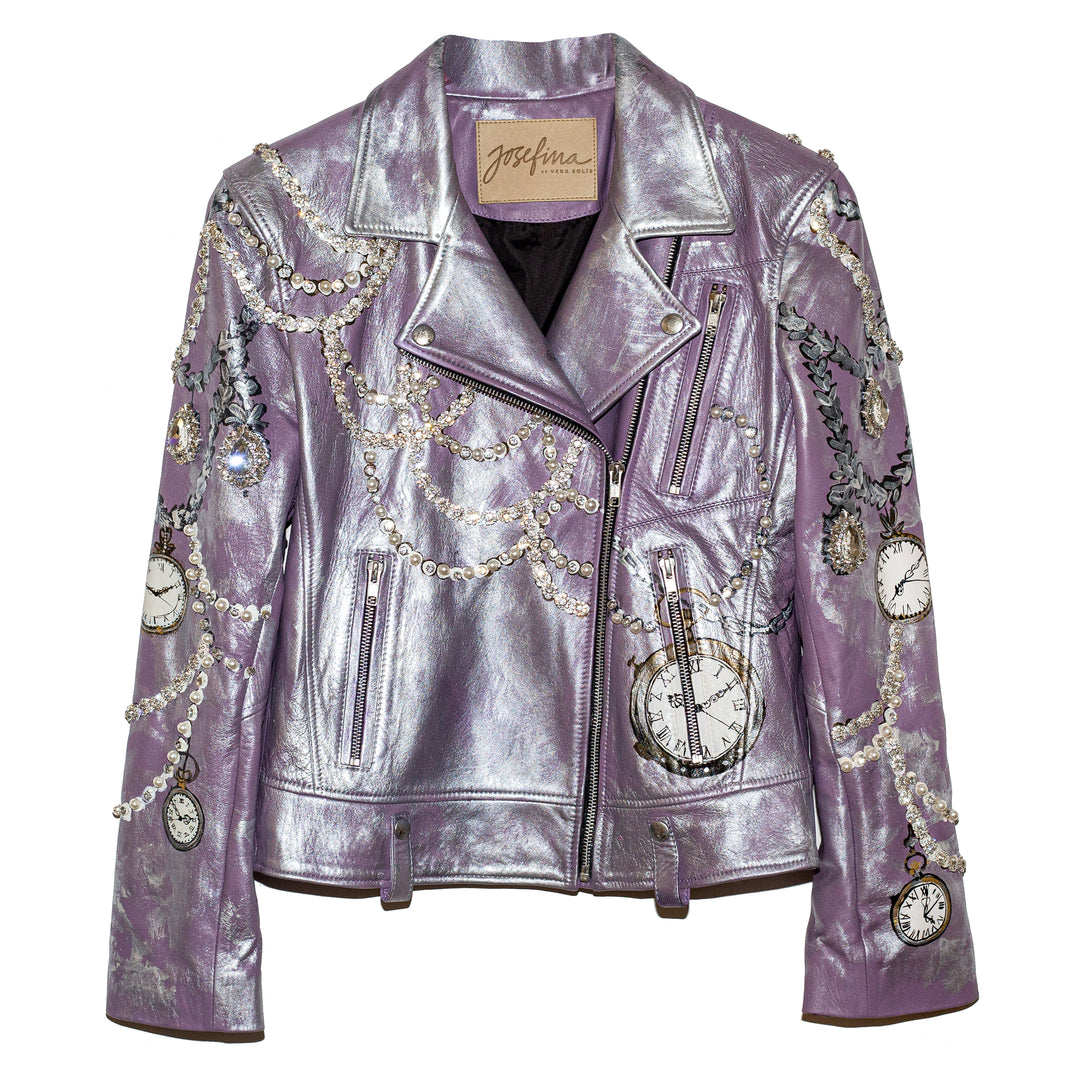 Biker jacket metálica relojes