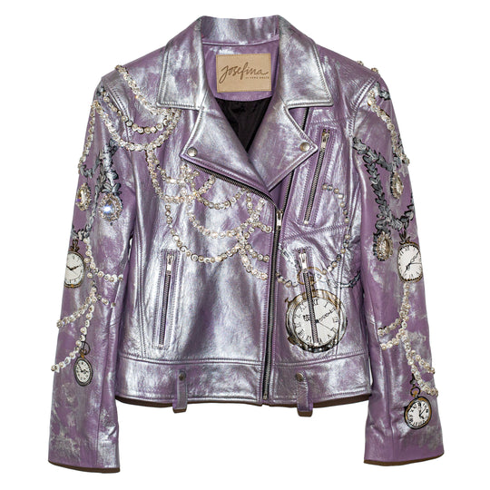 Biker jacket metálica relojes