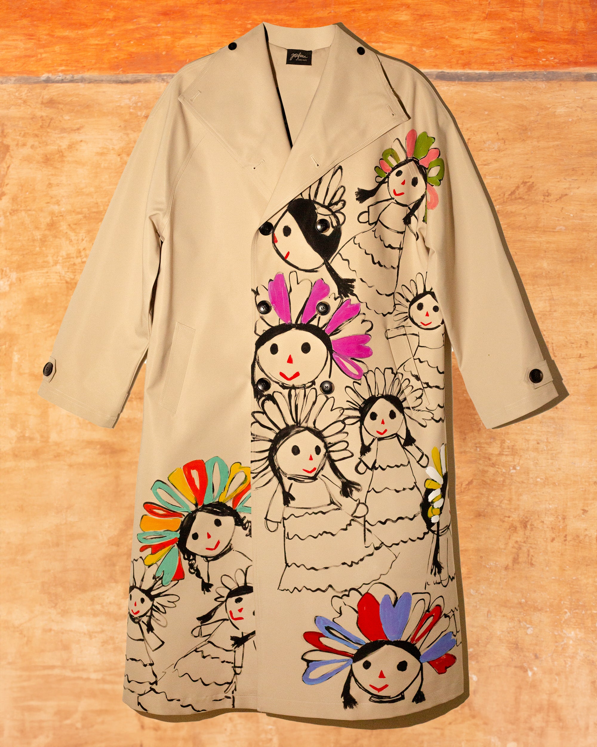 Trench coat khaki LELE