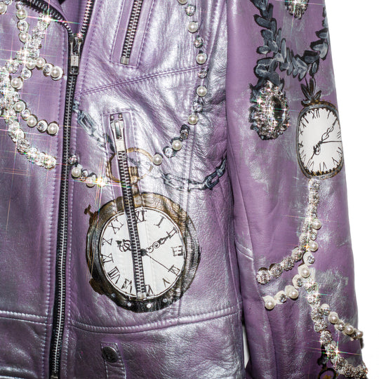 Biker jacket metálica relojes