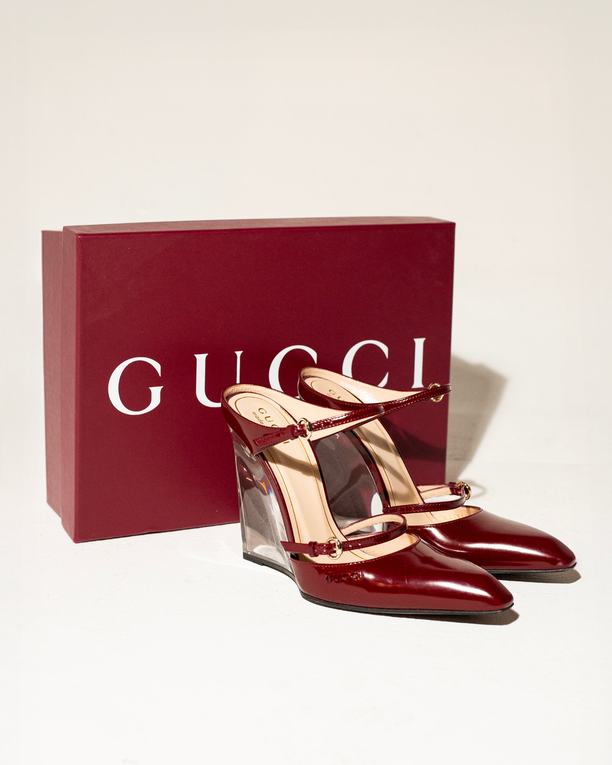 Gucci Wedge Mules
