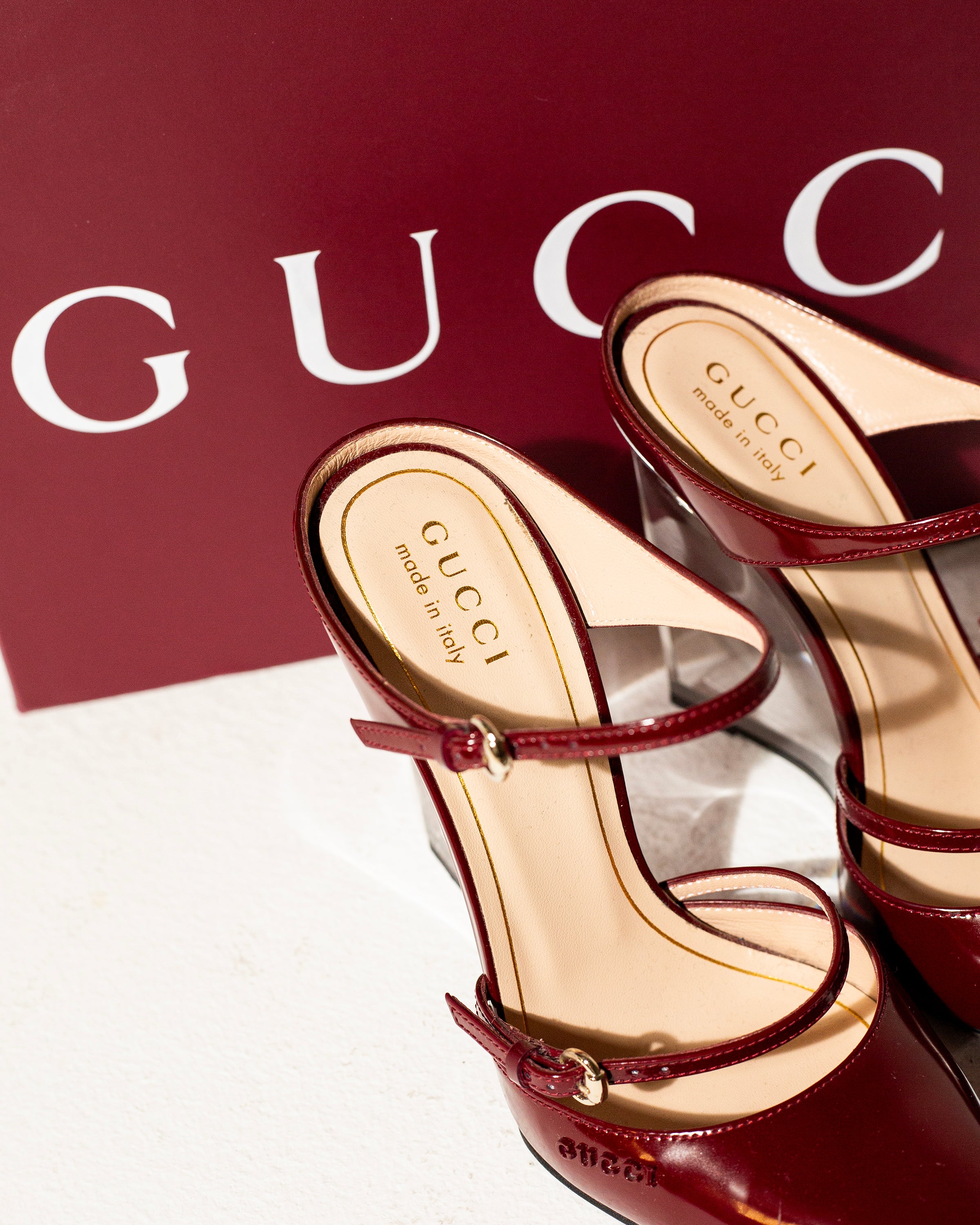 Gucci Wedge Mules