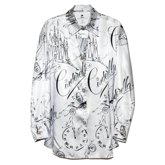 CAMISERA SATINADA CUTOUT “CINDERELLA”