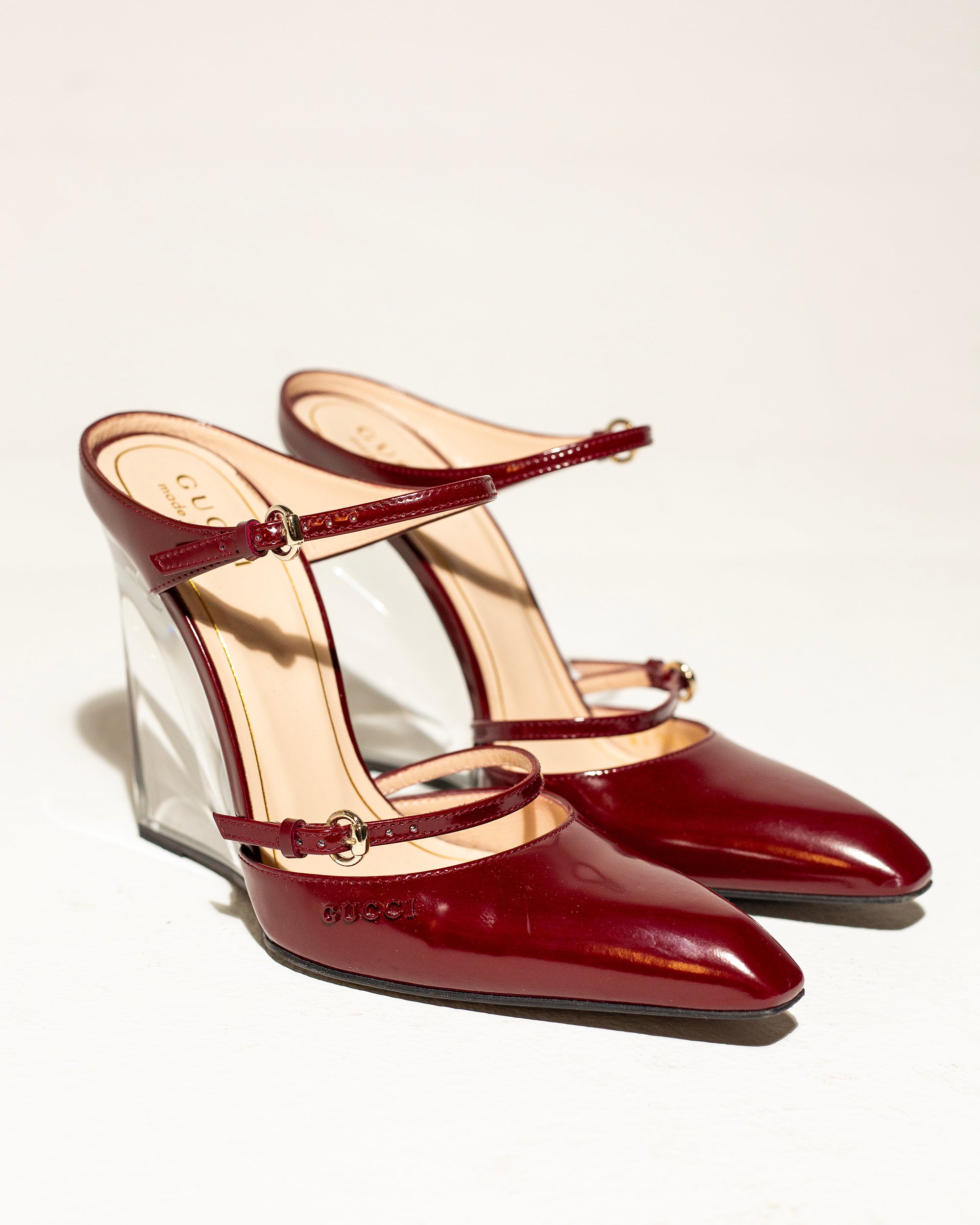 Gucci Wedge Mules