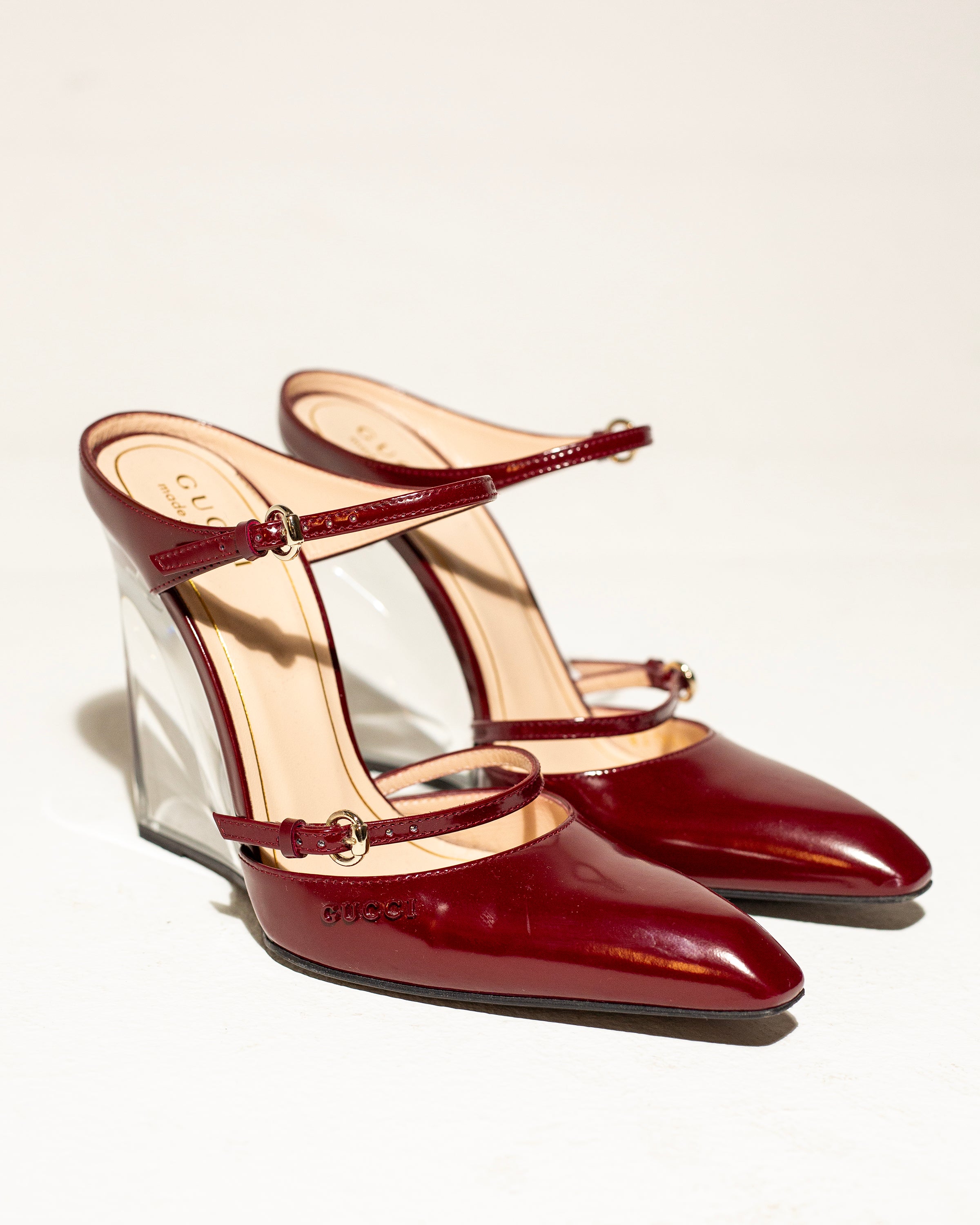 Gucci Wedge Mules