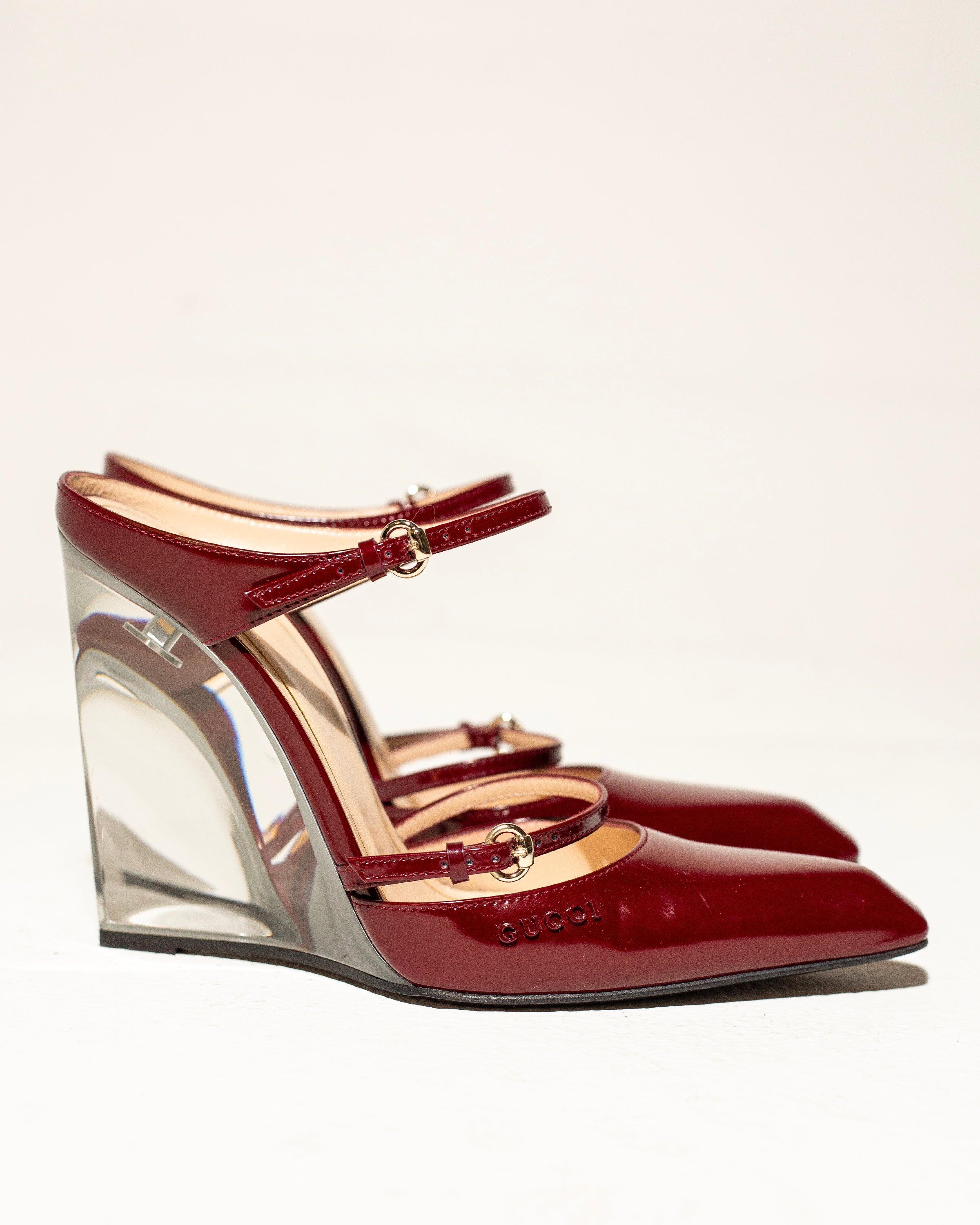Gucci Wedge Mules