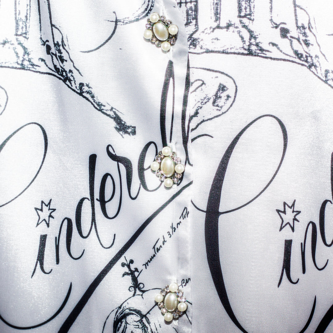 CAMISERA SATINADA CUTOUT “CINDERELLA”