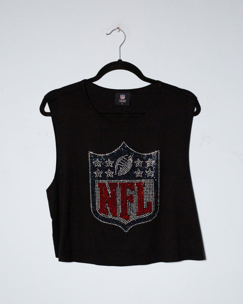 Camiseta sin mangas NFL con cristales