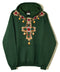 Hoodie verde cross