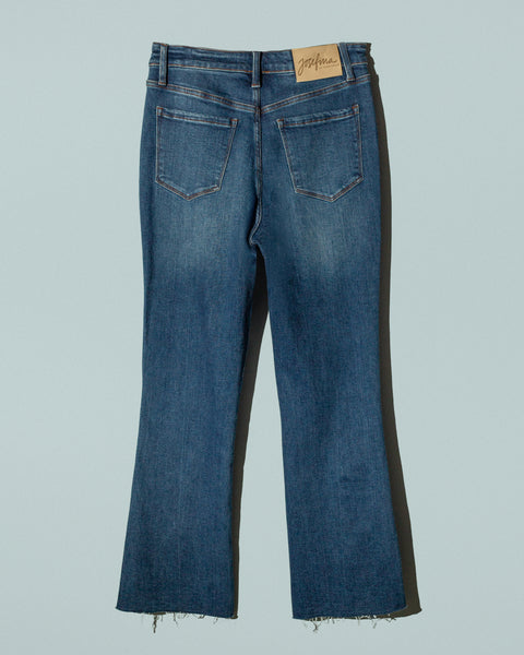 Denim Jeans con Rosas