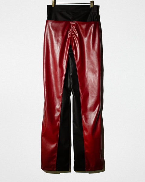 Red Leather Pants