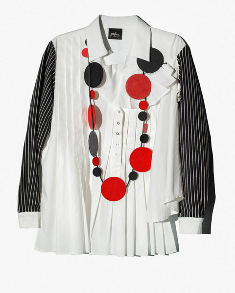 Camisa Blanca y Negra
