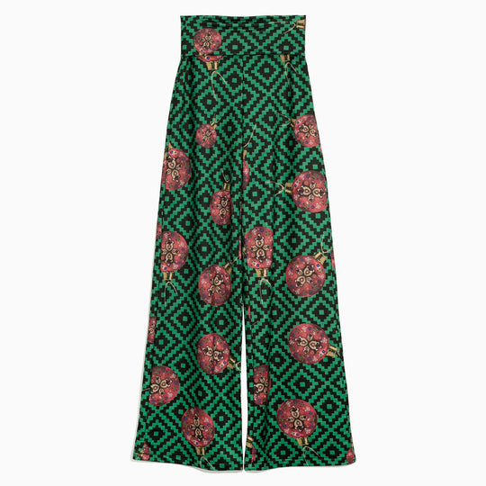 Pantalón wide leg esferas