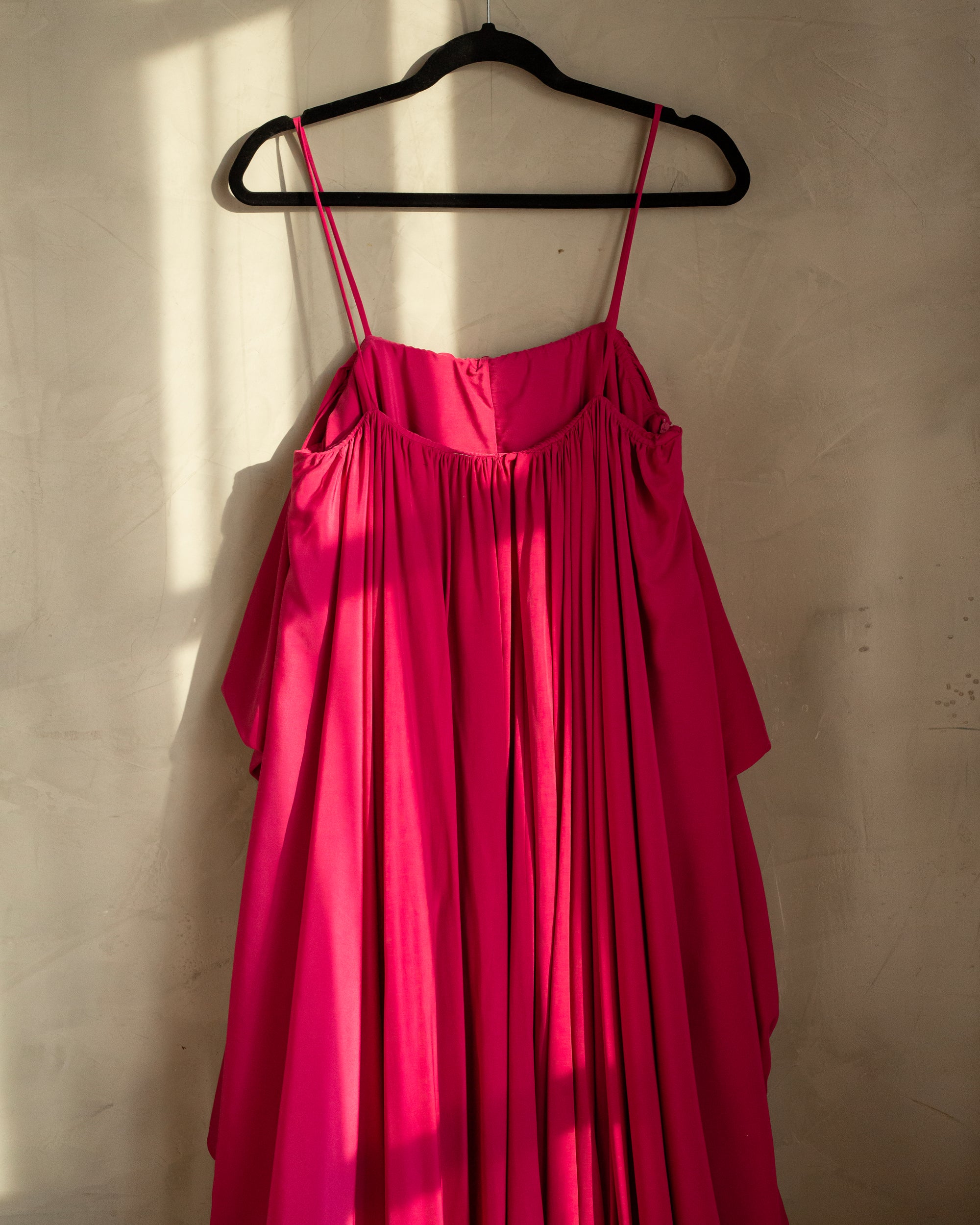 Romper magenta layered