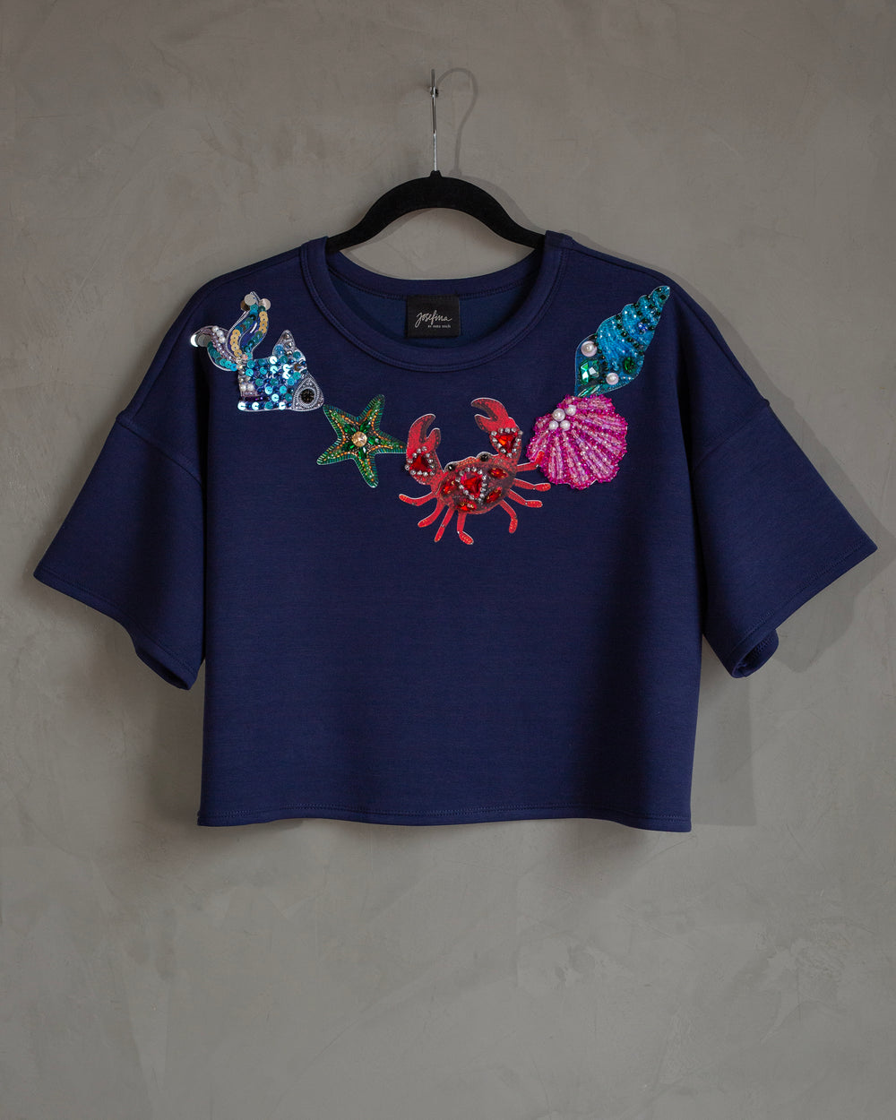 Coordinado azul marino Seashells