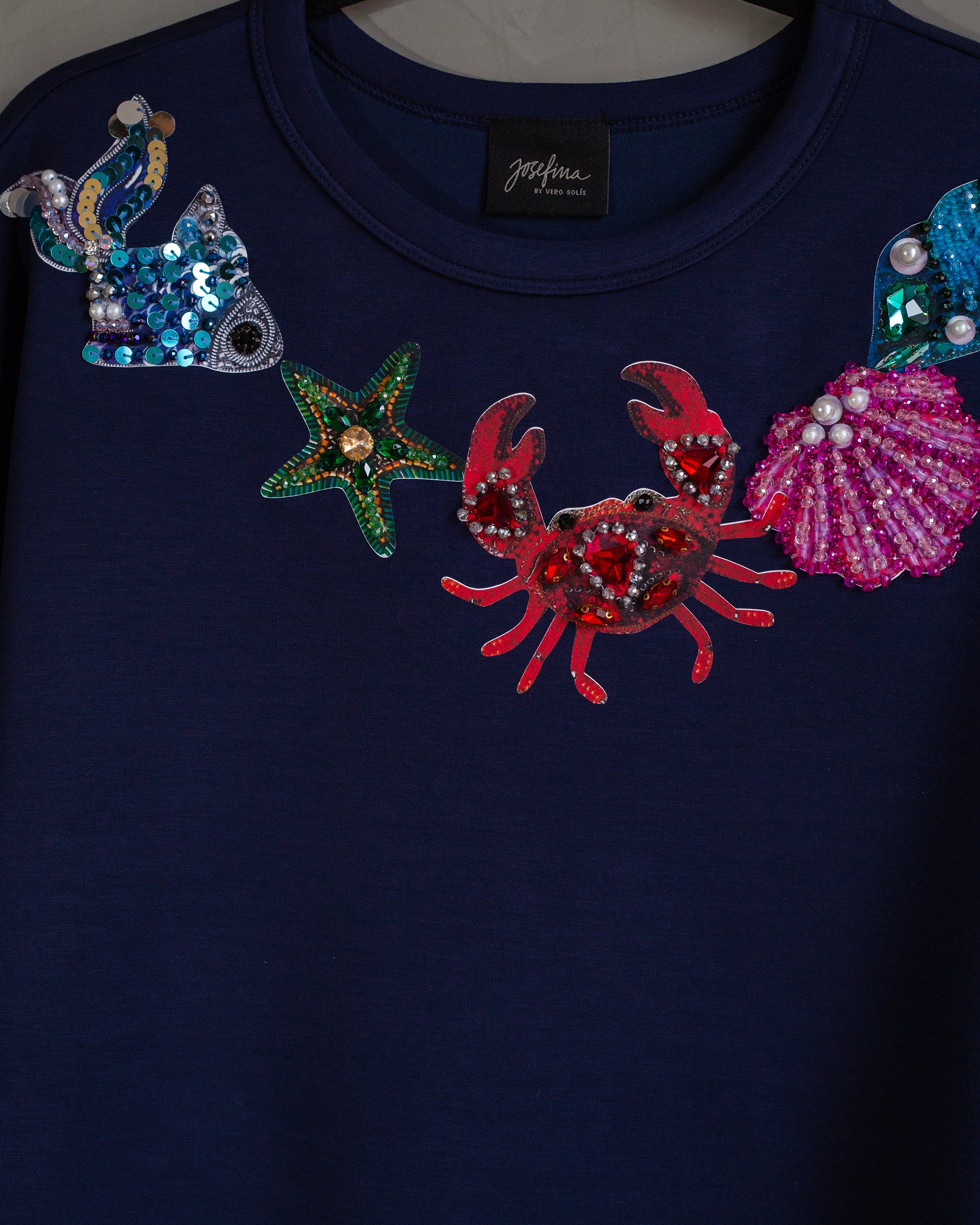 Coordinado azul marino Seashells