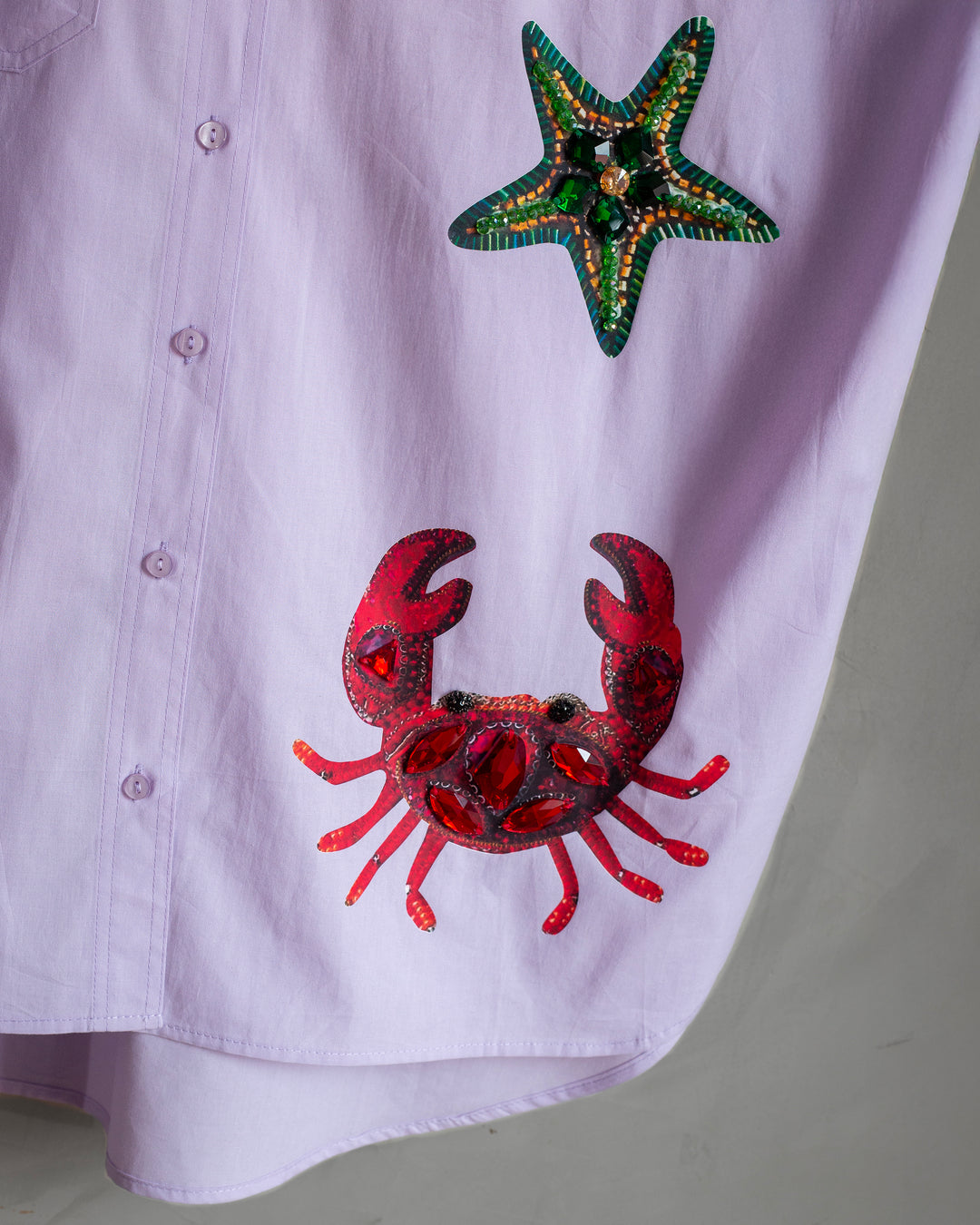 Camisera lila Seashells