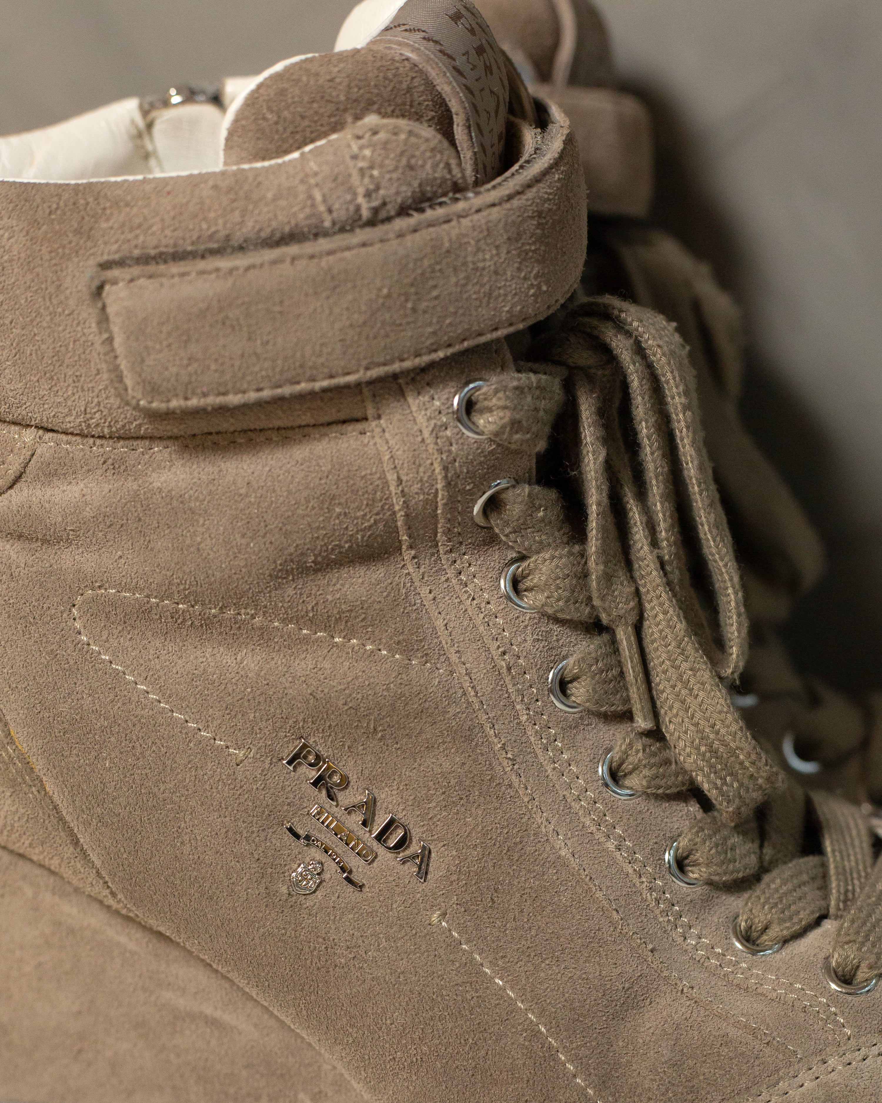 Prada heeled sneakers