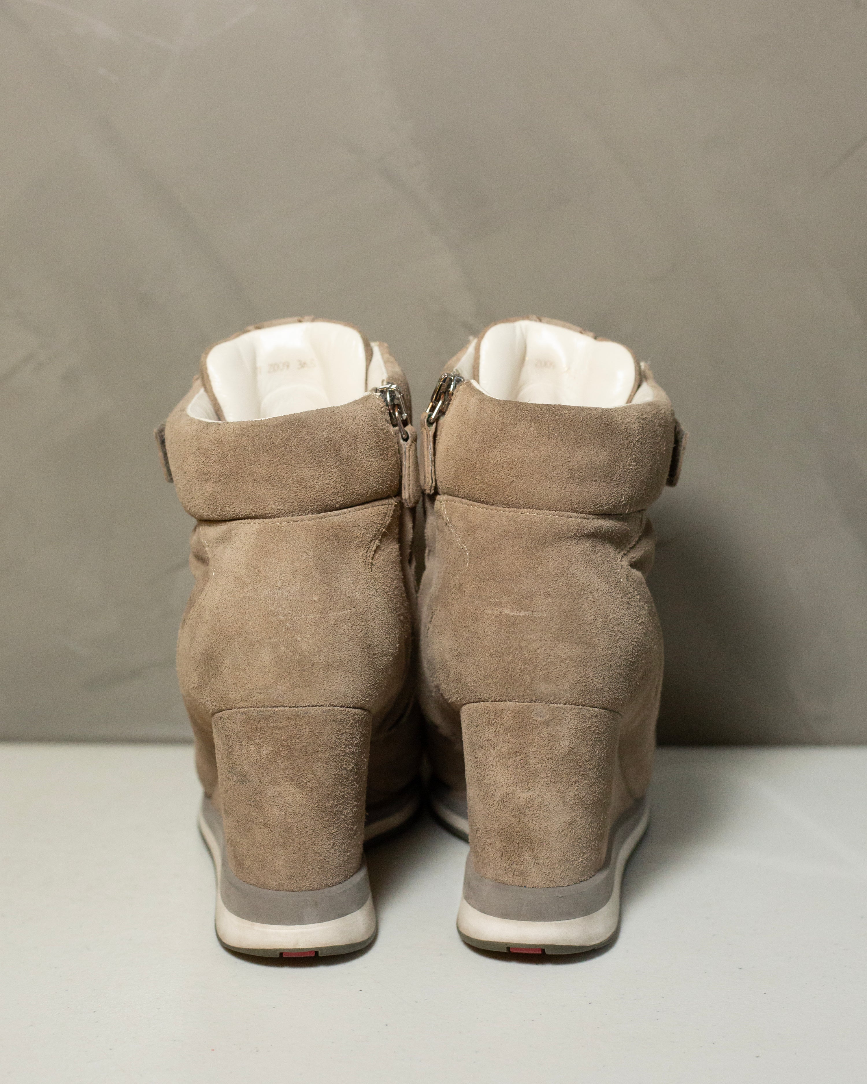 Prada heeled sneakers