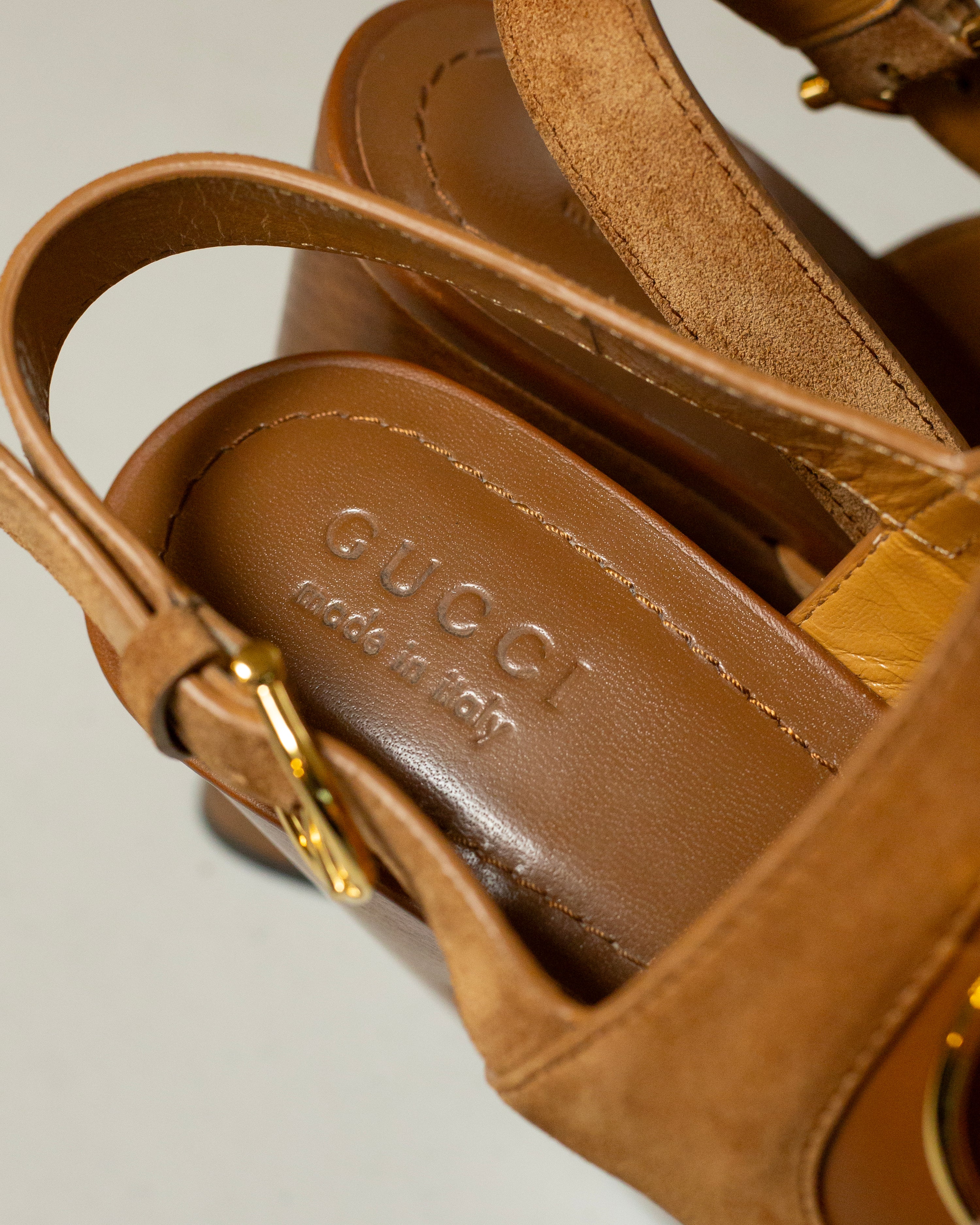 Sandalias Gucci de plataforma