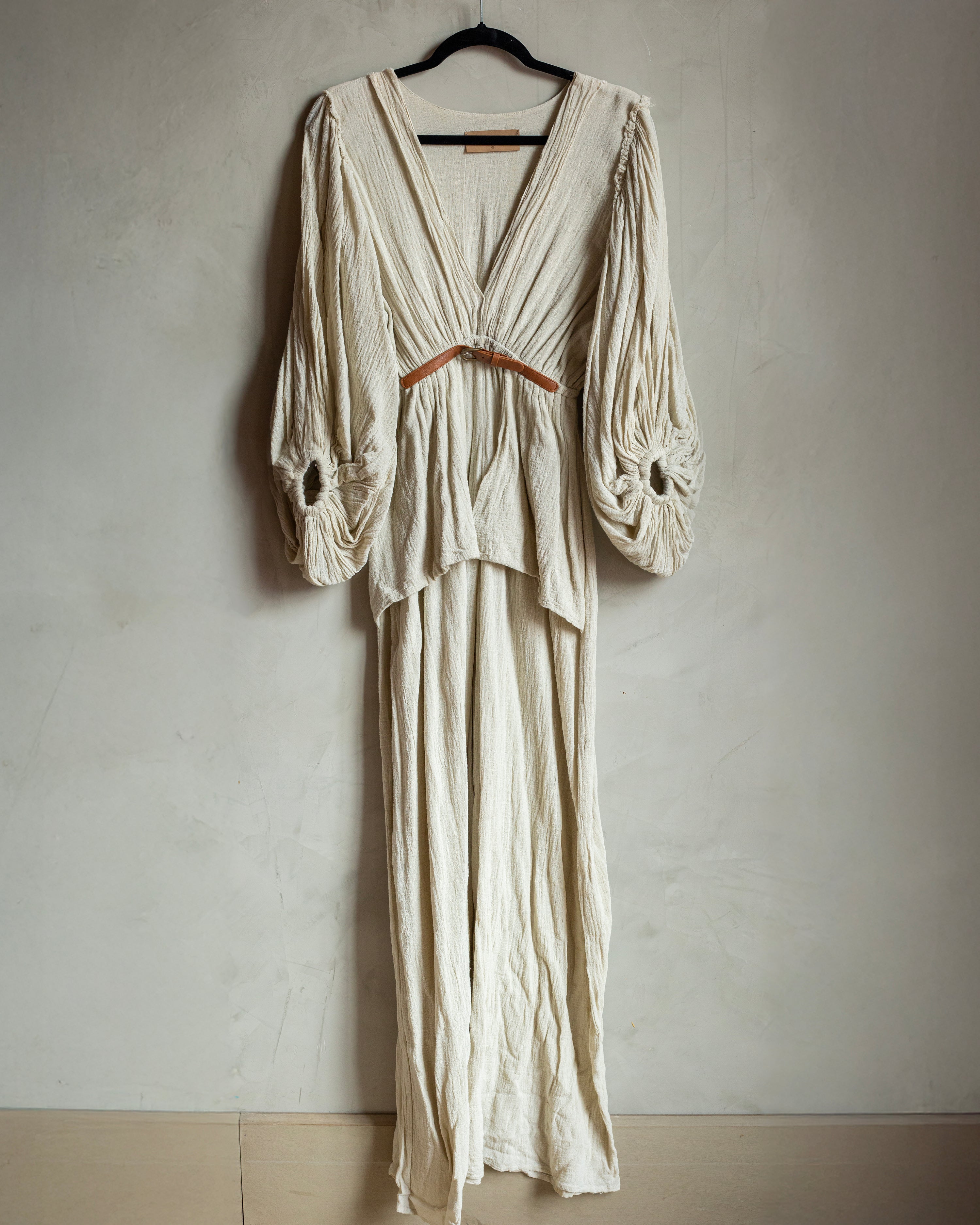 Jumpsuit lino con cinto