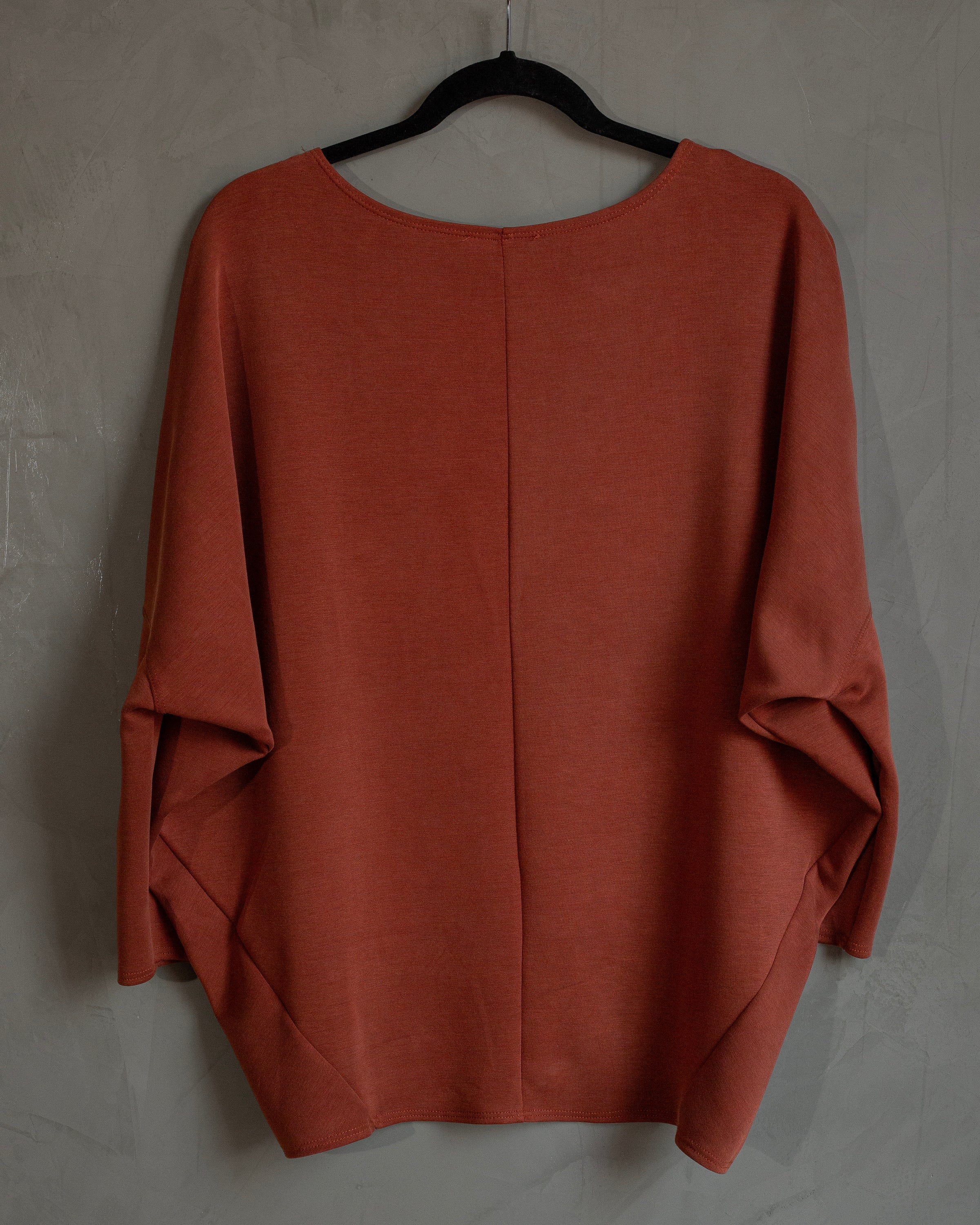 Blusa terracota Mamá con flores