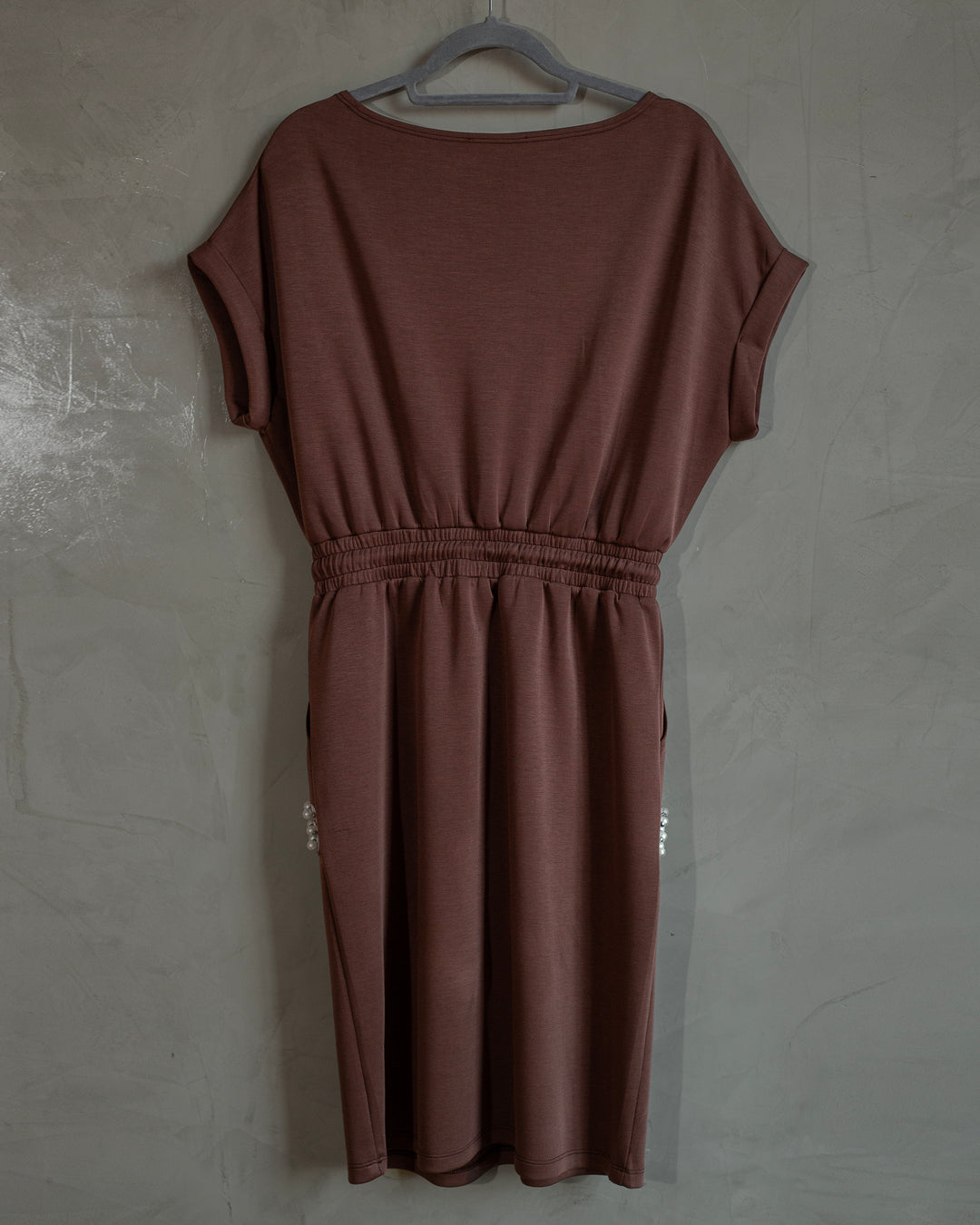 Vestido café Mamá dialectos