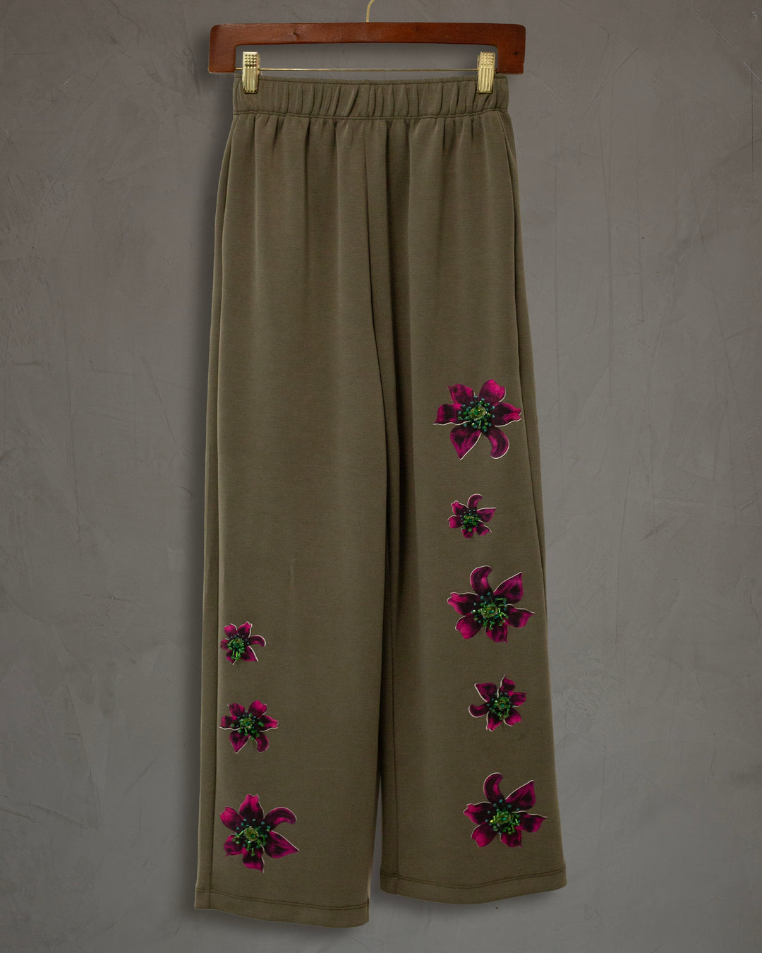 Coordinado verde Mamacita con perlas
