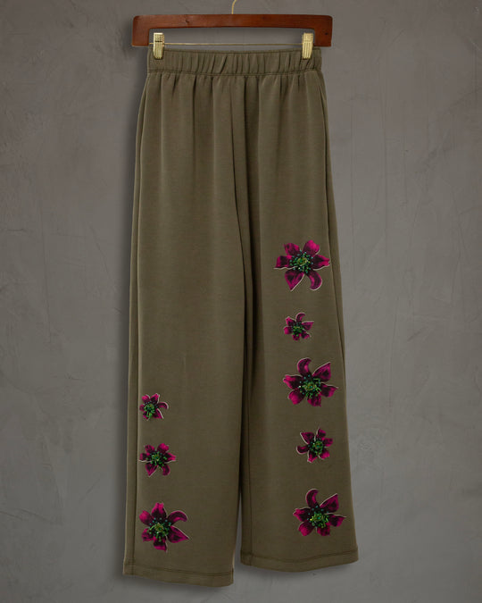 Coordinado verde Mamacita con perlas