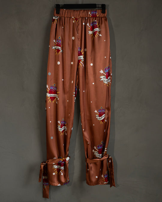 Pantalón cargo polka dots con corazones