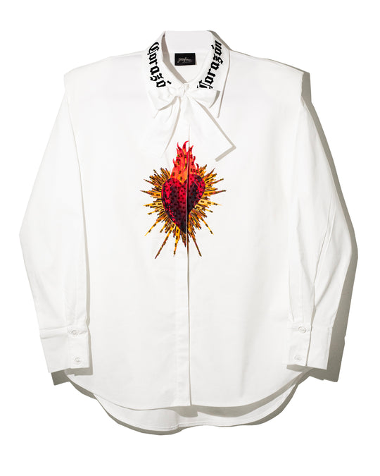 Camisera Corazón bordado