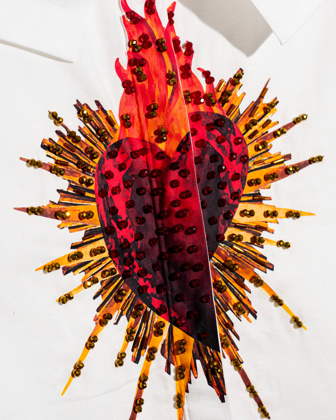 Camisera Corazón bordado