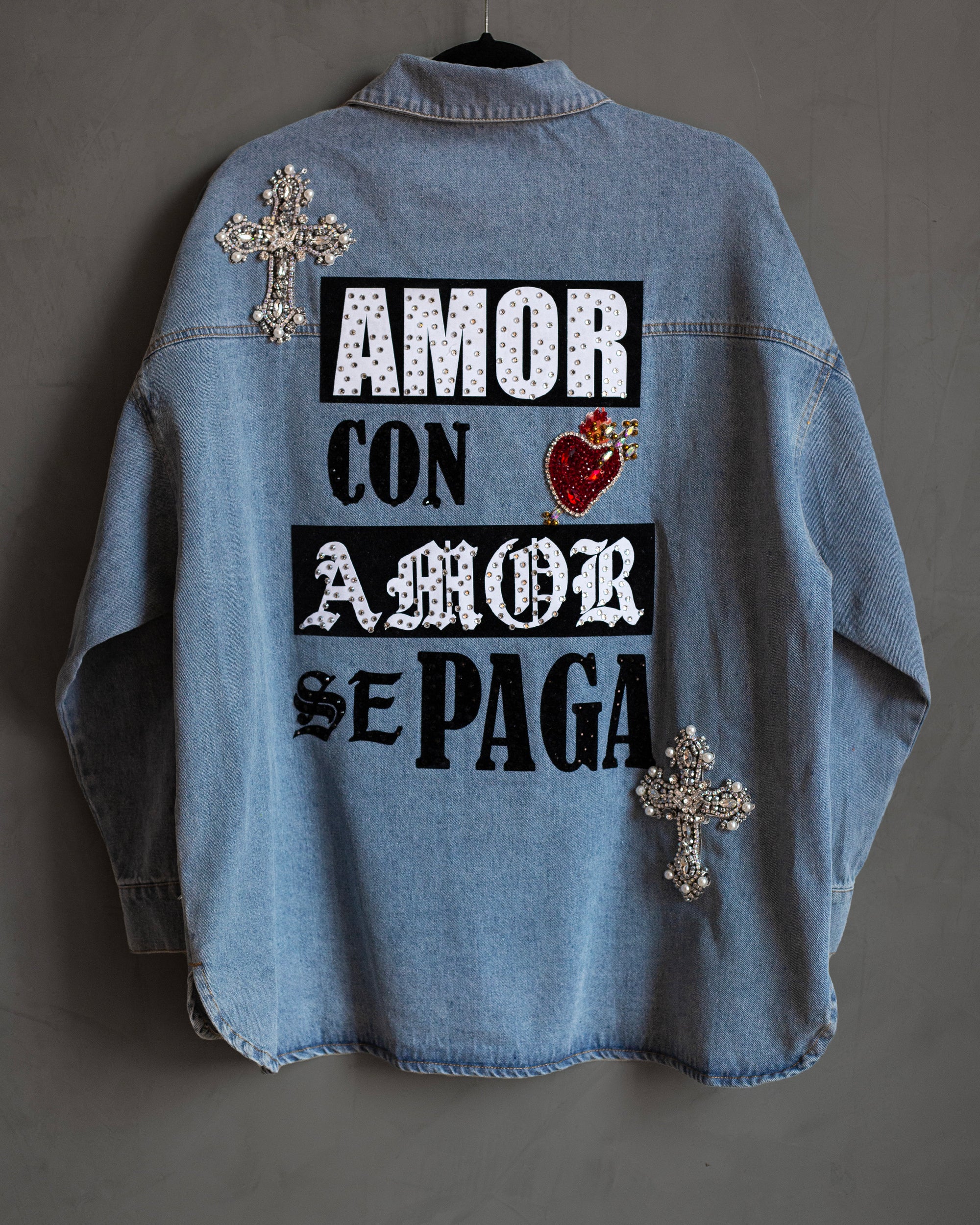Sobrecamisa denim Amor con Amor se paga