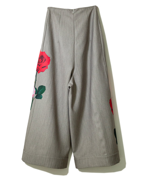 Pantalón con pinzas "Rosas"