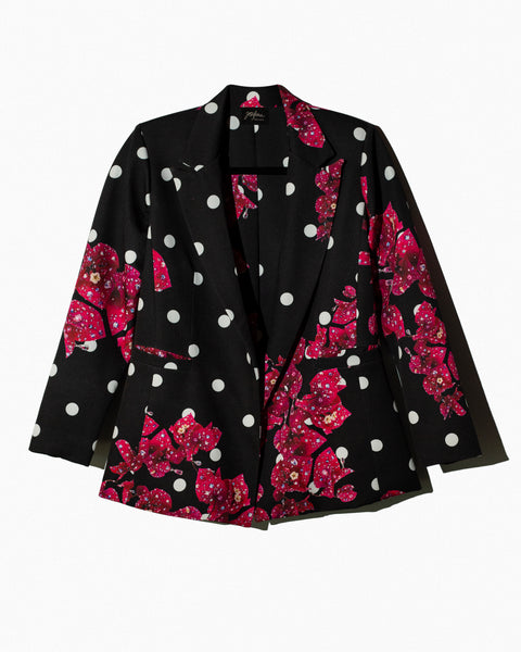 Polkadot Blazer Negro