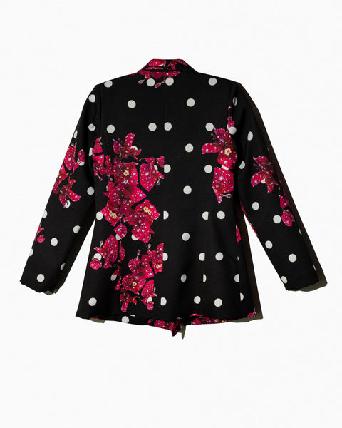 Polkadot Blazer Negro