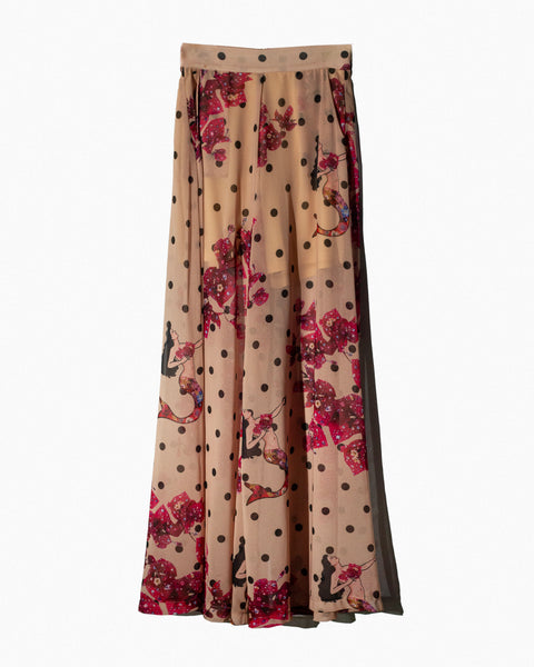 Polkadot Beige Pants