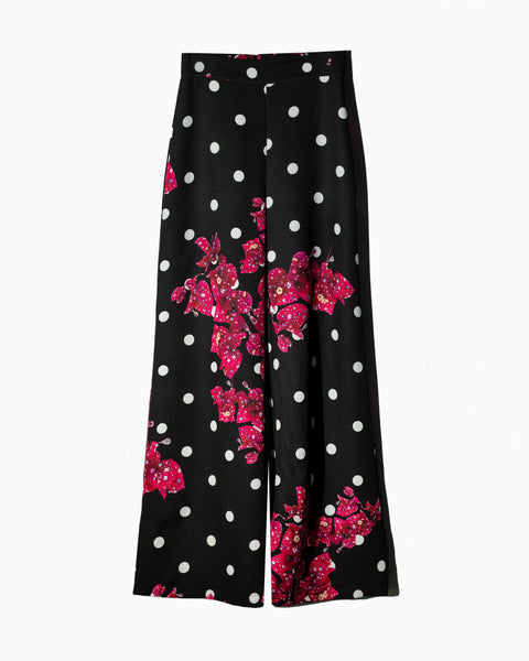 Polkadot Black Pants