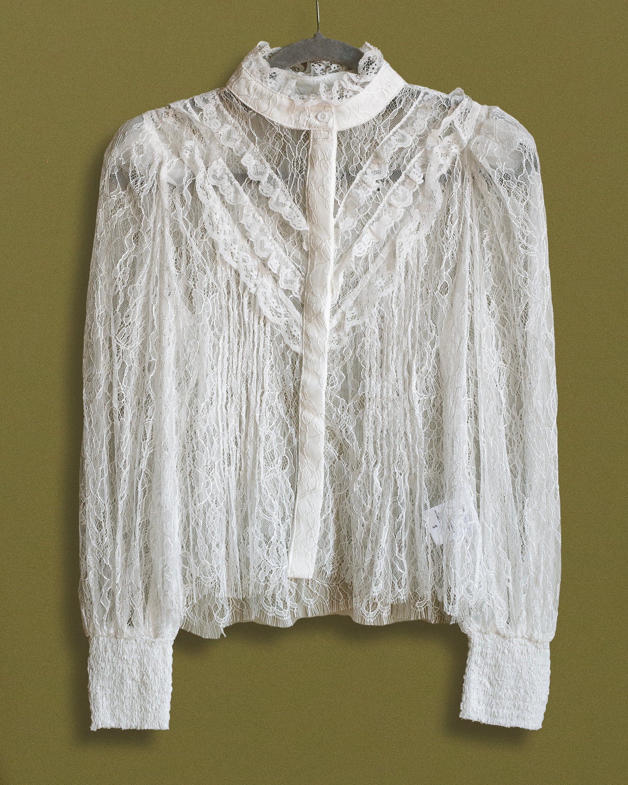 Top encaje blanco