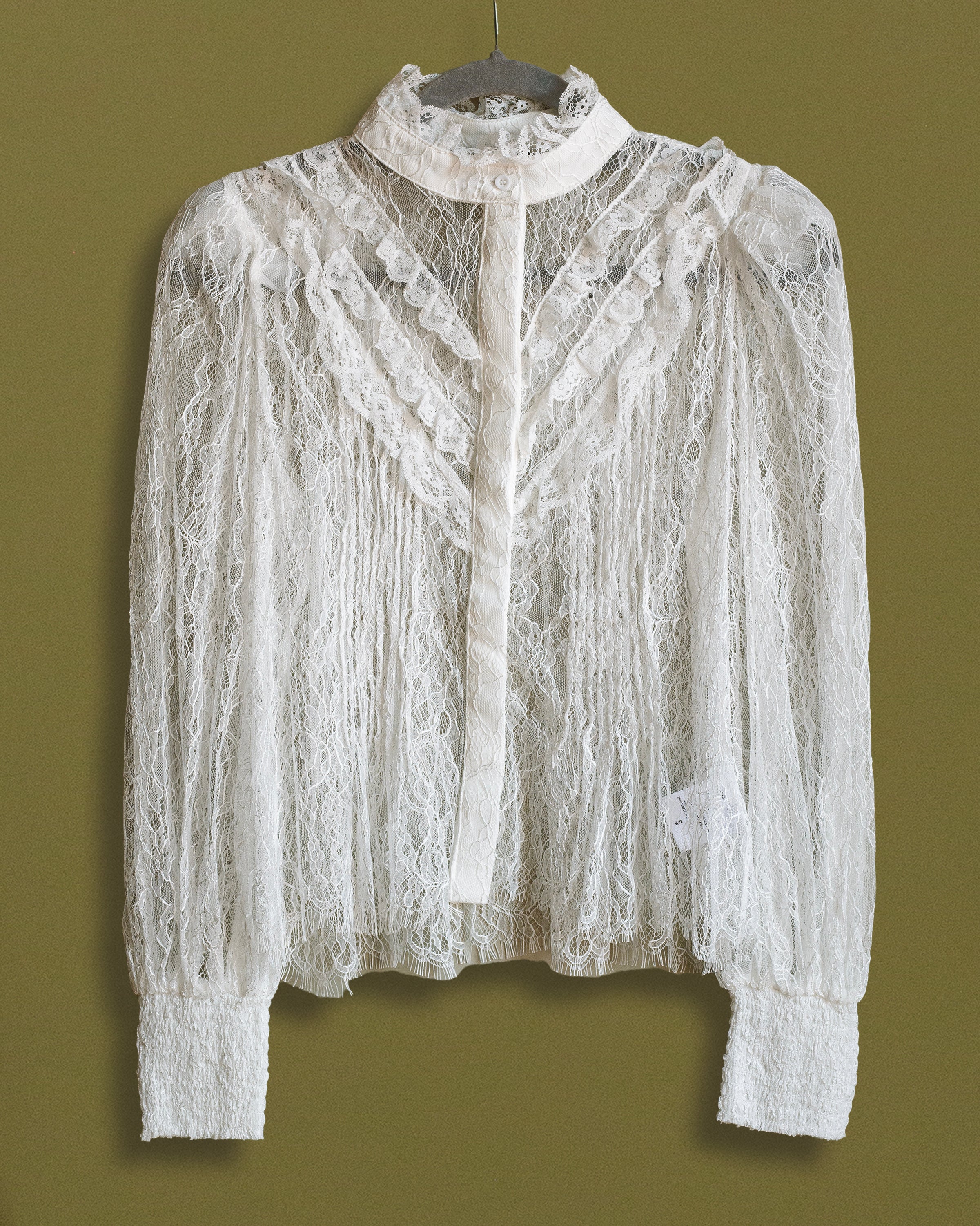 Top encaje blanco