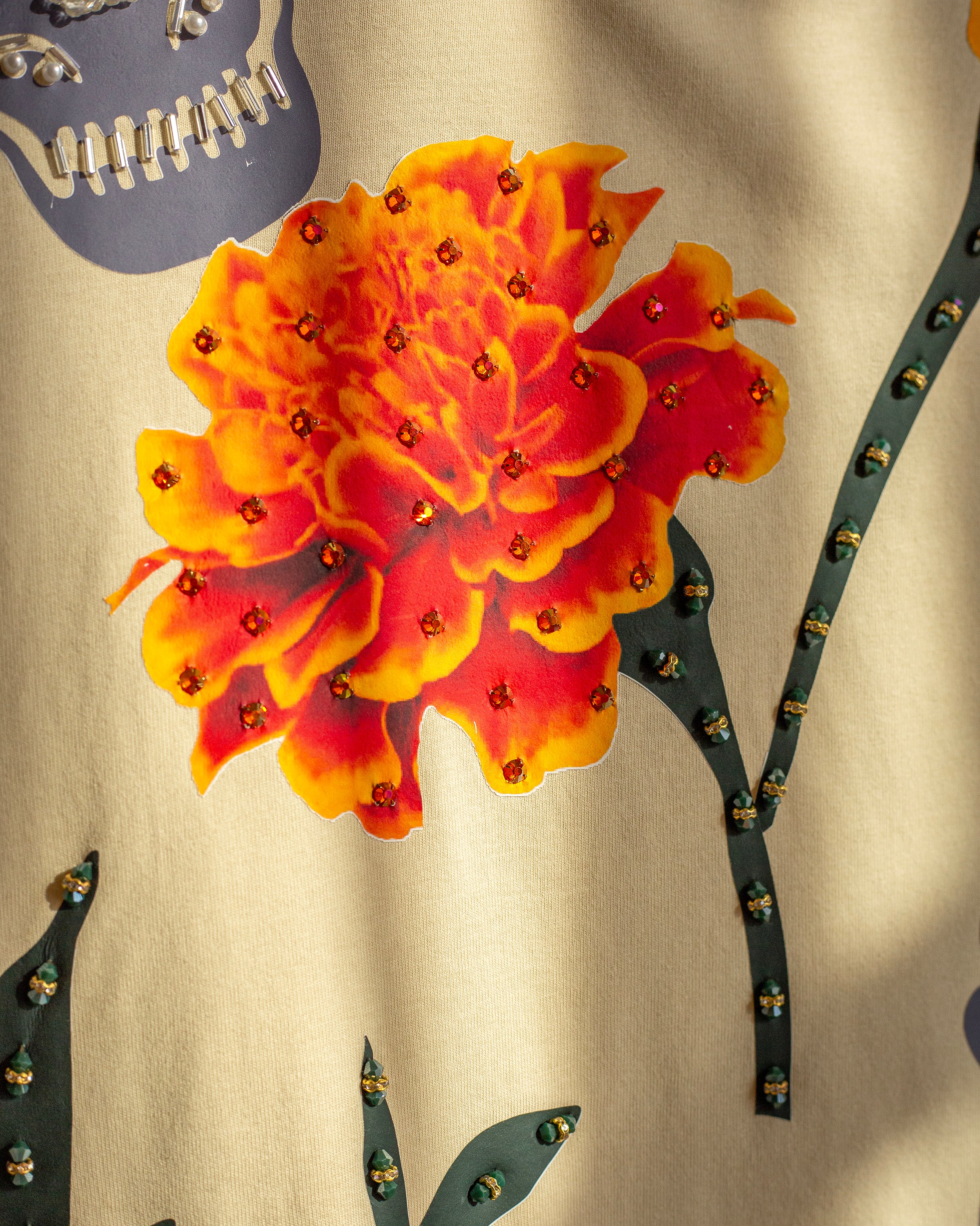 T shirt beige Calaveras