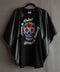 Blusa con mangas de polipiel "Viva la vida"